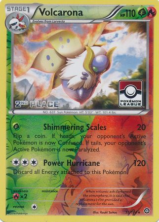 Volcarona (15/114) (League Promo 2nd Place) [XY: Steam Siege] | Sanctuary Gaming