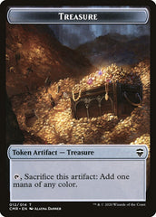 Rock // Treasure Token [Commander Legends Tokens] | Sanctuary Gaming