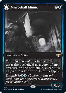 Mirrorhall Mimic // Ghastly Mimicry [Innistrad: Double Feature] | Sanctuary Gaming