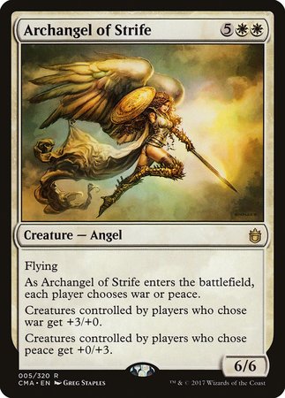 Archangel of Strife [Commander Anthology] | Sanctuary Gaming