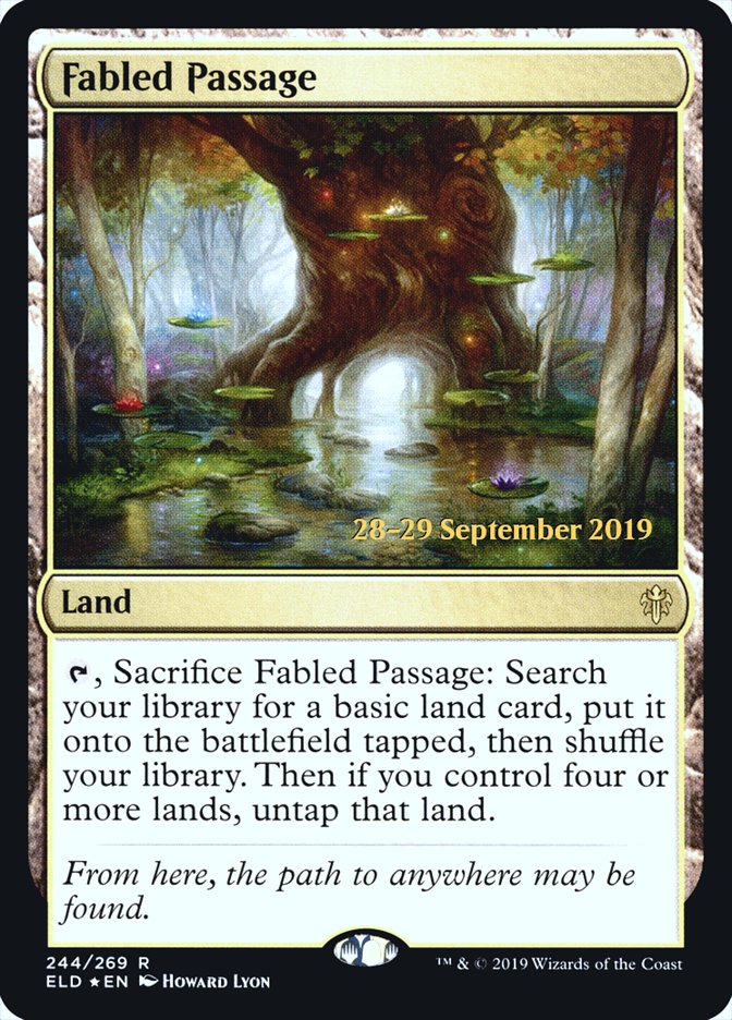 Fabled Passage  [Throne of Eldraine Prerelease Promos] | Sanctuary Gaming