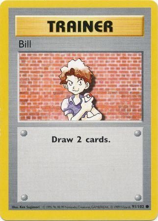 Bill (91/102) [Base Set Shadowless Unlimited] | Sanctuary Gaming