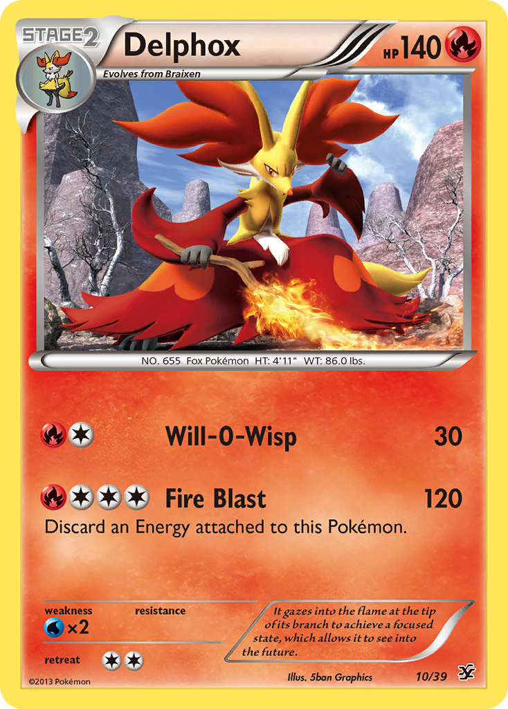 Delphox (10/39) [XY: Kalos Starter Set] | Sanctuary Gaming