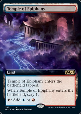 Temple of Epiphany (Extended Art) [Core Set 2021] | Sanctuary Gaming