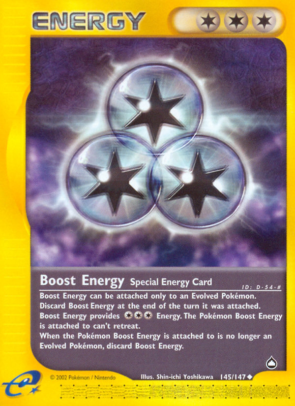 Boost Energy (145/147) [Aquapolis] | Sanctuary Gaming
