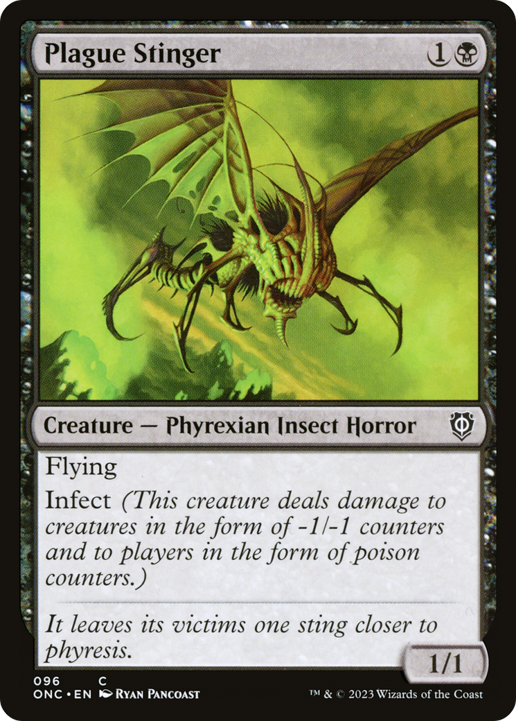 Plague Stinger [Phyrexia: All Will Be One Commander] | Sanctuary Gaming