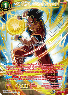 Son Gohan, Ultimate Essence (SPR) (BT14-007) [Cross Spirits] | Sanctuary Gaming