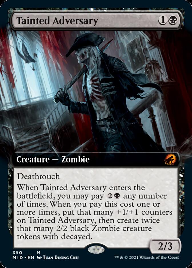 Tainted Adversary (Extended) [Innistrad: Midnight Hunt] | Sanctuary Gaming