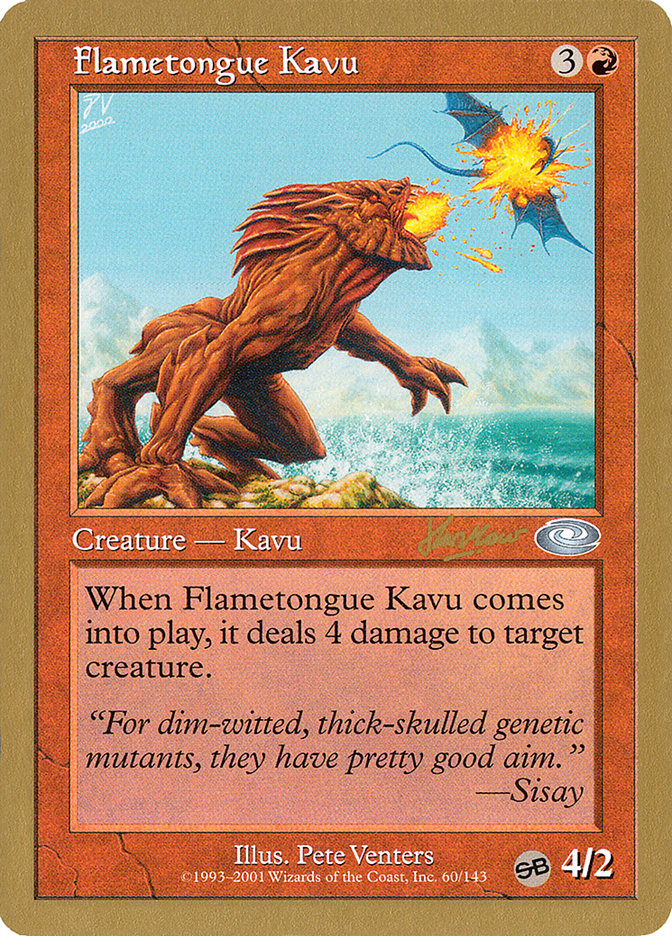 Flametongue Kavu (Sim Han How) (SB) [World Championship Decks 2002] | Sanctuary Gaming