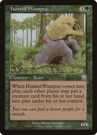 Hunted Wumpus [Mercadian Masques] | Sanctuary Gaming