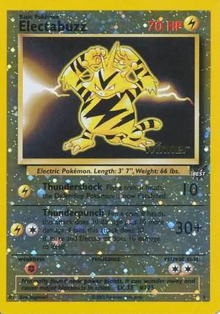 Electabuzz (1) (Winner) [Best of Promos] | Sanctuary Gaming