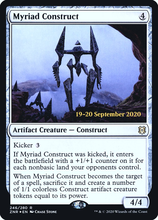 Myriad Construct  [Zendikar Rising Prerelease Promos] | Sanctuary Gaming