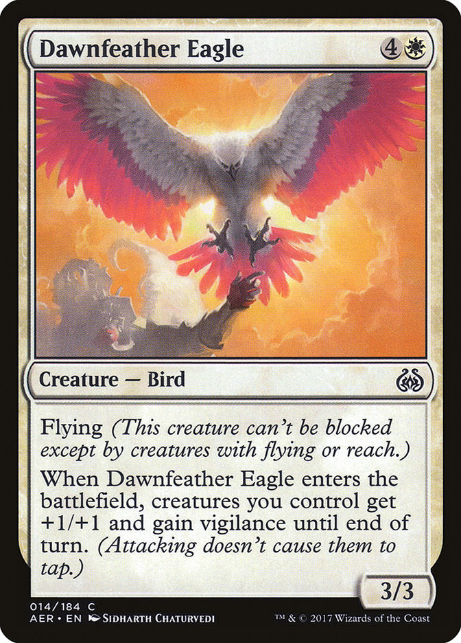 Dawnfeather Eagle (Intro Pack) [Aether Revolt Promos] | Sanctuary Gaming
