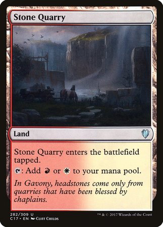 Stone Quarry [Commander 2017] | Sanctuary Gaming