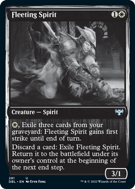 Fleeting Spirit [Innistrad: Double Feature] | Sanctuary Gaming