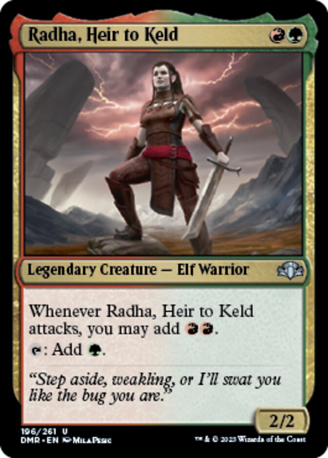 Radha, Heir to Keld [Dominaria Remastered] | Sanctuary Gaming