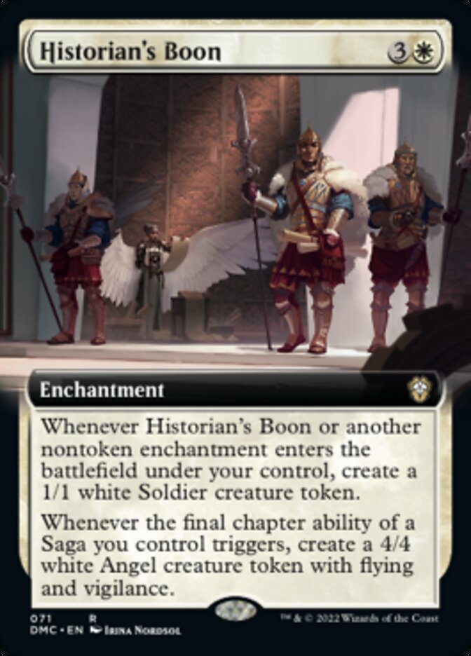 Historian's Boon (Extended Art) [Dominaria United Commander] | Sanctuary Gaming
