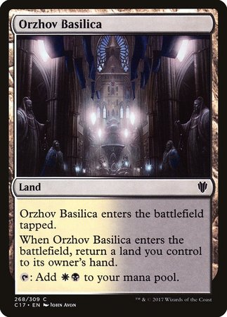 Orzhov Basilica [Commander 2017] | Sanctuary Gaming