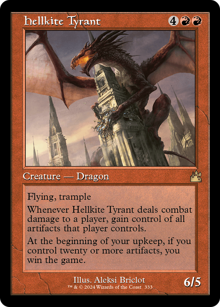 Hellkite Tyrant (Retro Frame) [Ravnica Remastered] | Sanctuary Gaming