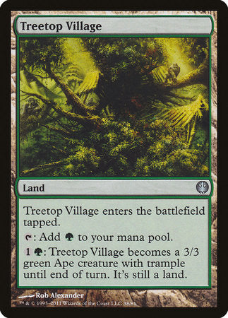 Treetop Village [Duel Decks: Knights vs. Dragons] | Sanctuary Gaming