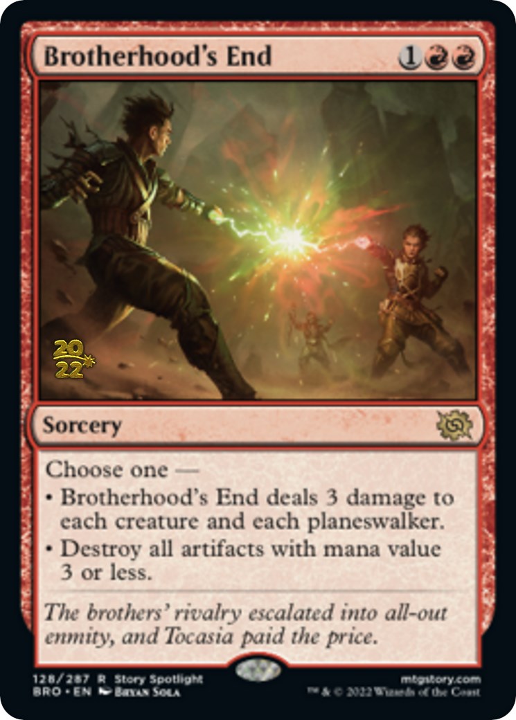 Brotherhood's End [The Brothers' War: Prerelease Promos] | Sanctuary Gaming