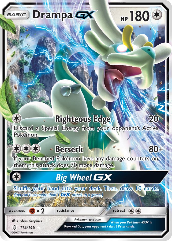 Drampa GX (115/145) [Sun & Moon: Guardians Rising] | Sanctuary Gaming