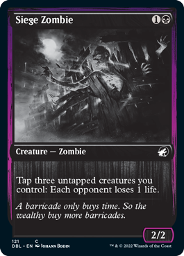 Siege Zombie [Innistrad: Double Feature] | Sanctuary Gaming