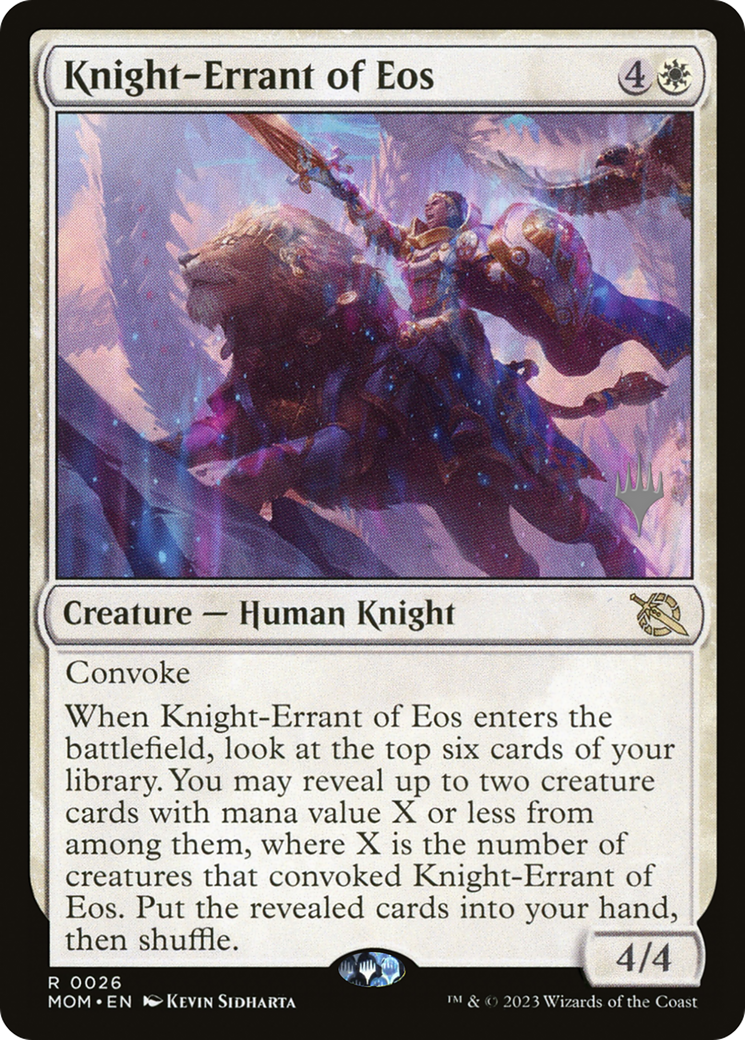Knight-Errant of Eos (Promo Pack) [March of the Machine Promos] | Sanctuary Gaming