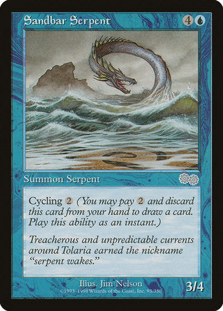 Sandbar Serpent [Urza's Saga] | Sanctuary Gaming