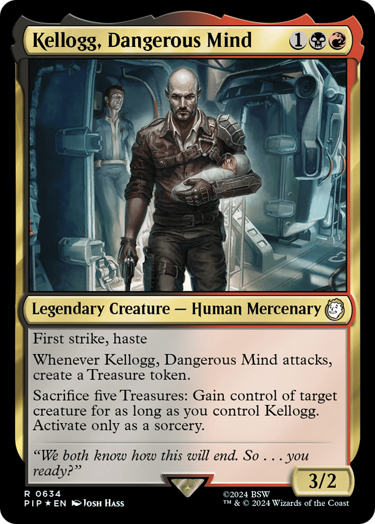 Kellogg, Dangerous Mind (Surge Foil) [Fallout] | Sanctuary Gaming
