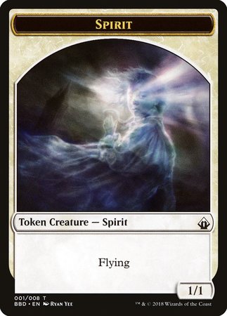 Spirit Token [Battlebond Tokens] | Sanctuary Gaming
