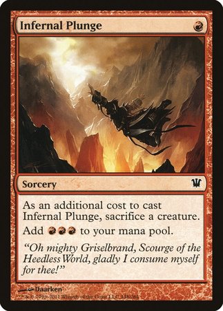 Infernal Plunge [Innistrad] | Sanctuary Gaming