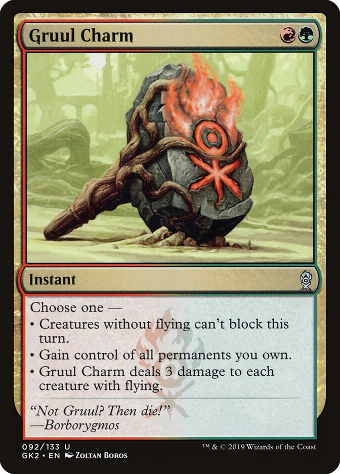 Gruul Charm [Ravnica Allegiance Guild Kit] | Sanctuary Gaming