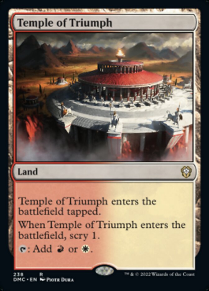 Temple of Triumph [Dominaria United Commander] | Sanctuary Gaming