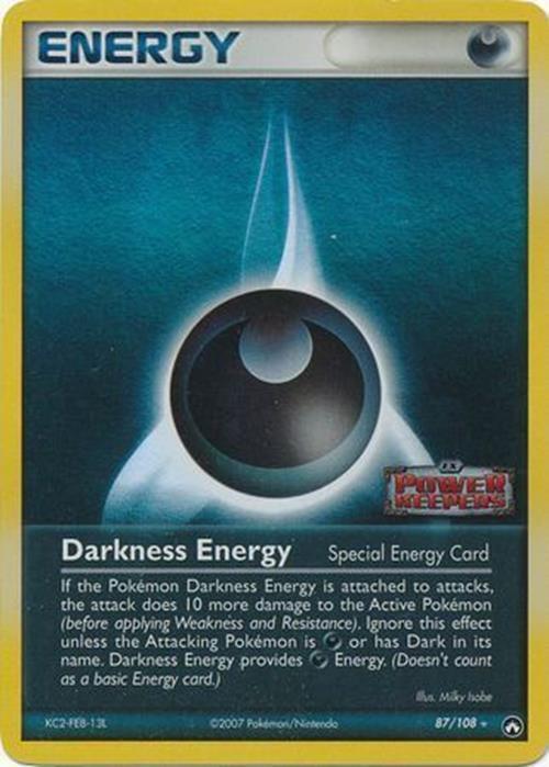 Darkness Energy (87/108) (Stamped) [EX: Power Keepers] | Sanctuary Gaming
