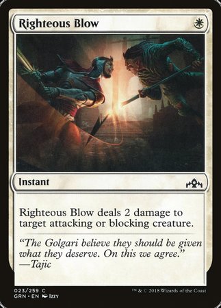 Righteous Blow [Guilds of Ravnica] | Sanctuary Gaming