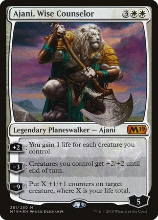 Ajani, Wise Counselor [Core Set 2019] | Sanctuary Gaming