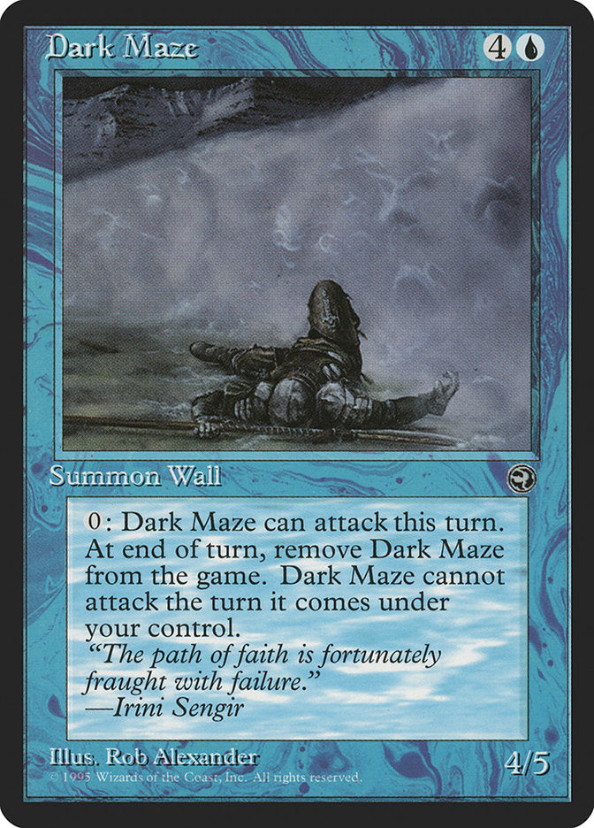 Dark Maze (Irini Sengir Flavor Text) [Homelands] | Sanctuary Gaming