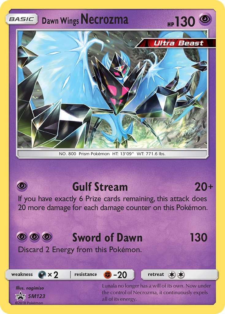 Dawn Wings Necrozma (SM123) [Sun & Moon: Black Star Promos] | Sanctuary Gaming