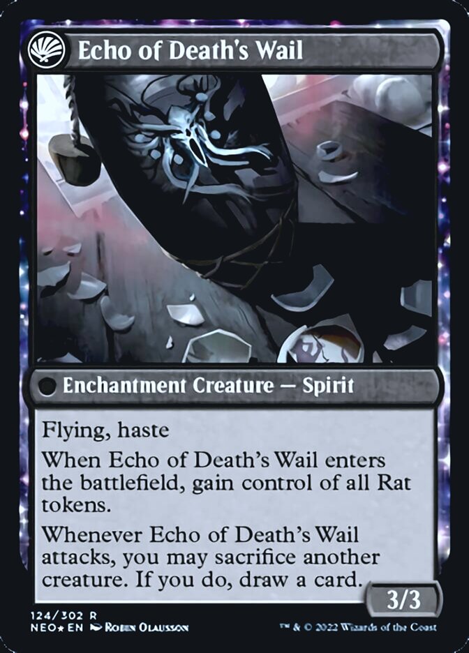 Tribute to Horobi // Echo of Death's Wail [Kamigawa: Neon Dynasty Prerelease Promos] | Sanctuary Gaming