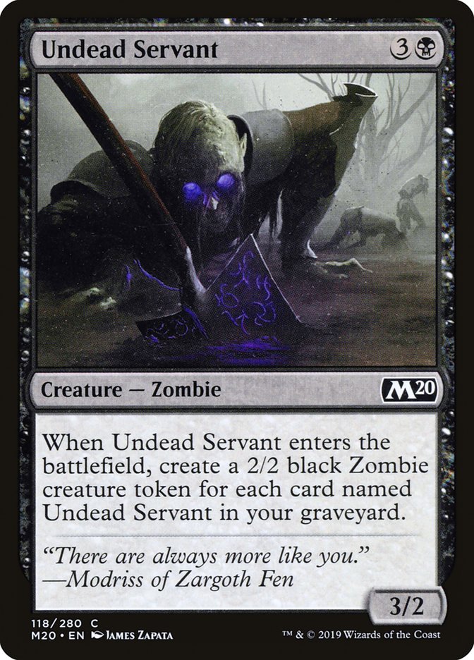 Undead Servant [Core Set 2020] | Sanctuary Gaming