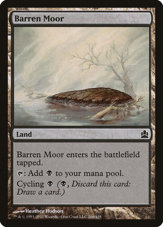 Barren Moor [Commander 2011] | Sanctuary Gaming