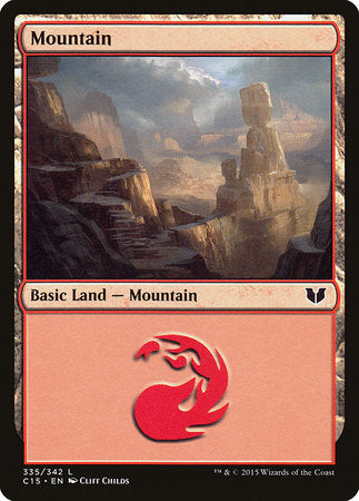 Mountain (335) [Commander 2015] | Sanctuary Gaming