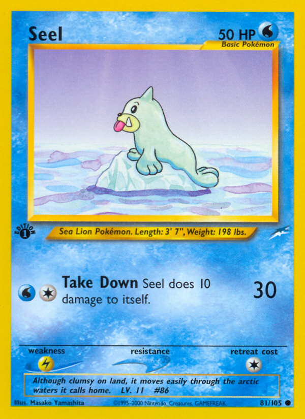 Seel (81/105) [Neo Destiny 1st Edition] | Sanctuary Gaming