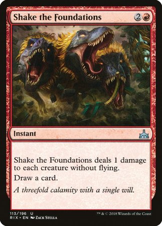 Shake the Foundations [Rivals of Ixalan] | Sanctuary Gaming