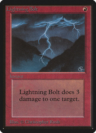 Lightning Bolt [Limited Edition Beta] | Sanctuary Gaming