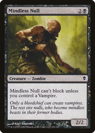 Mindless Null [Zendikar] | Sanctuary Gaming