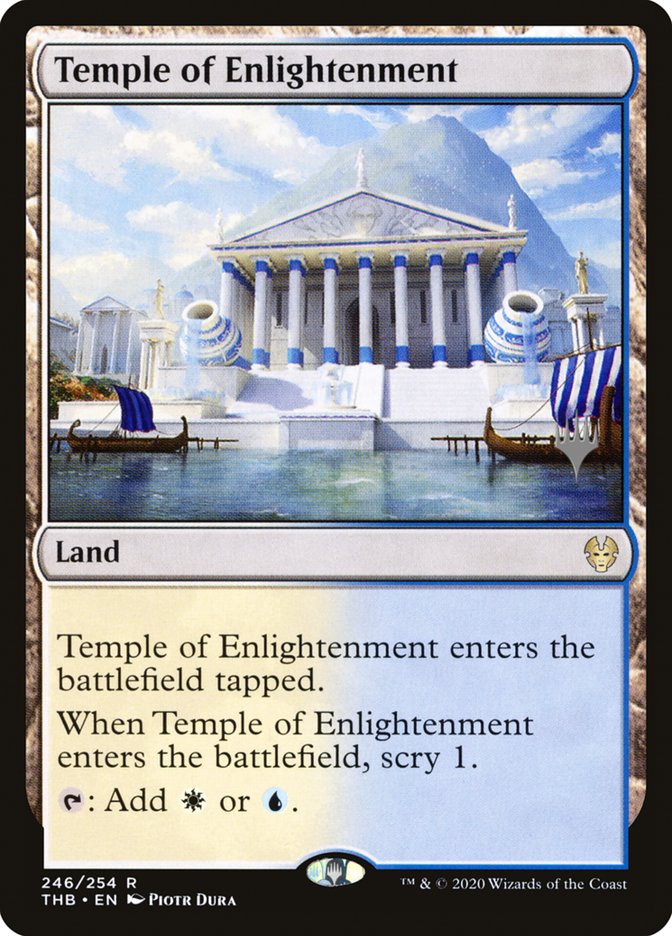 Temple of Enlightenment (Promo Pack) [Theros Beyond Death Promos] | Sanctuary Gaming