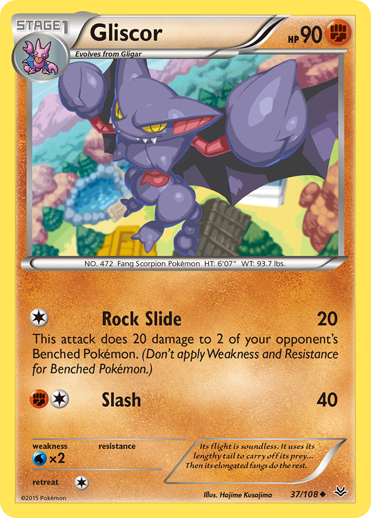 Gliscor (37/108) [XY: Roaring Skies] | Sanctuary Gaming