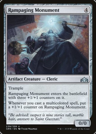 Rampaging Monument [Guilds of Ravnica] | Sanctuary Gaming